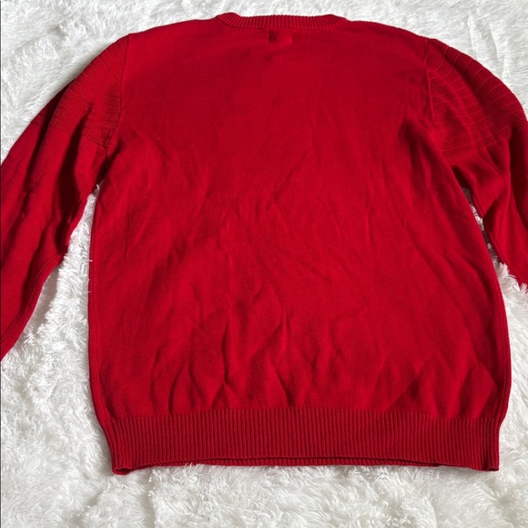 NWT Cat & Jack Red Long Sleeve Sweater Youth Boys In Size XL 14 - Picture 10 of 10